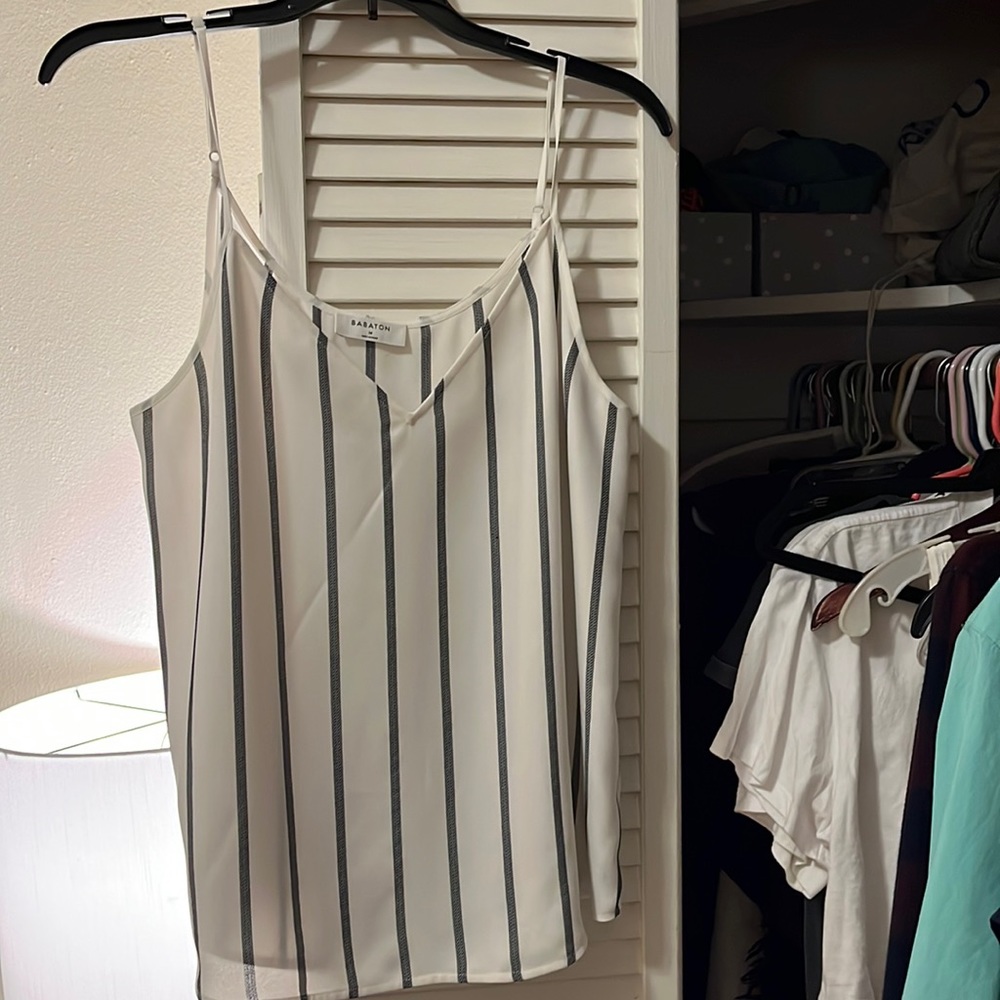 Aritzia babaton stripped cami - M